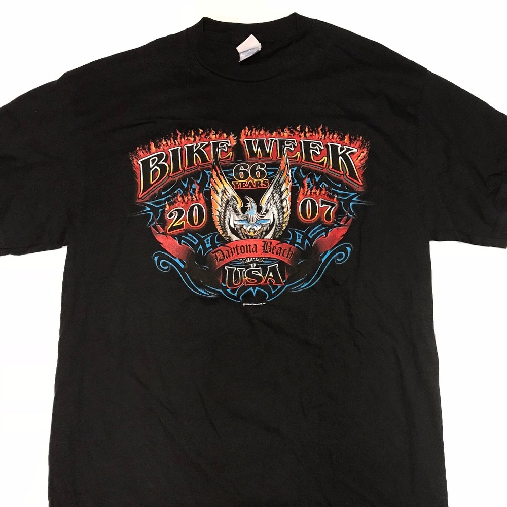 Daytona Beach Bike Week 2007 Large T-Shirt - Picture 2 of 5